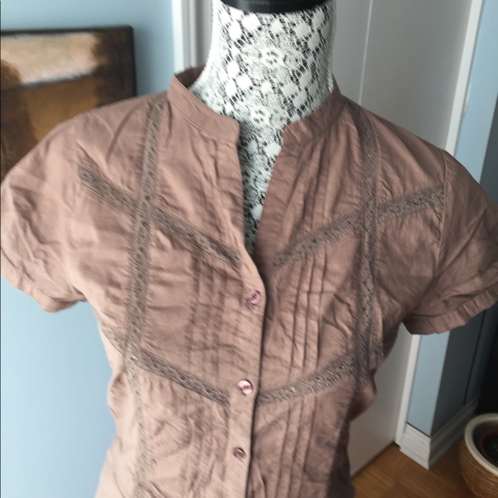 H & M brown dress